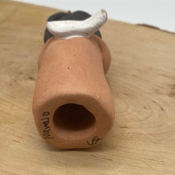 Vintage Native American Navajo Storyteller Clay Pottery Christmas Ornament - Picture 4 of 5